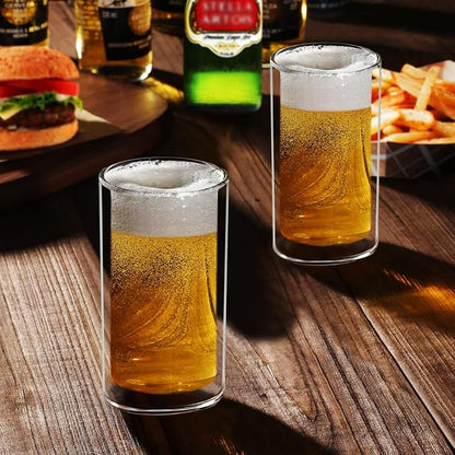 Sun's Tea 13oz Ultra Clear Strong Double Wall Thermal Insulated Highball - Image 4