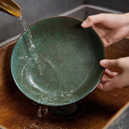 Stoneware Pasta Bowls Set of 6, 8.75 Inch Ceramic Bowl Set 32 Oz, Microwave & - Image 7