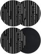 Contemporary Geometric Coasters Set of 4, Absorbent Coasters by Unknown