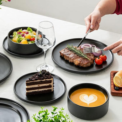 Ceramic Dinner Plates, 10.25 Inch, Set - Image 6
