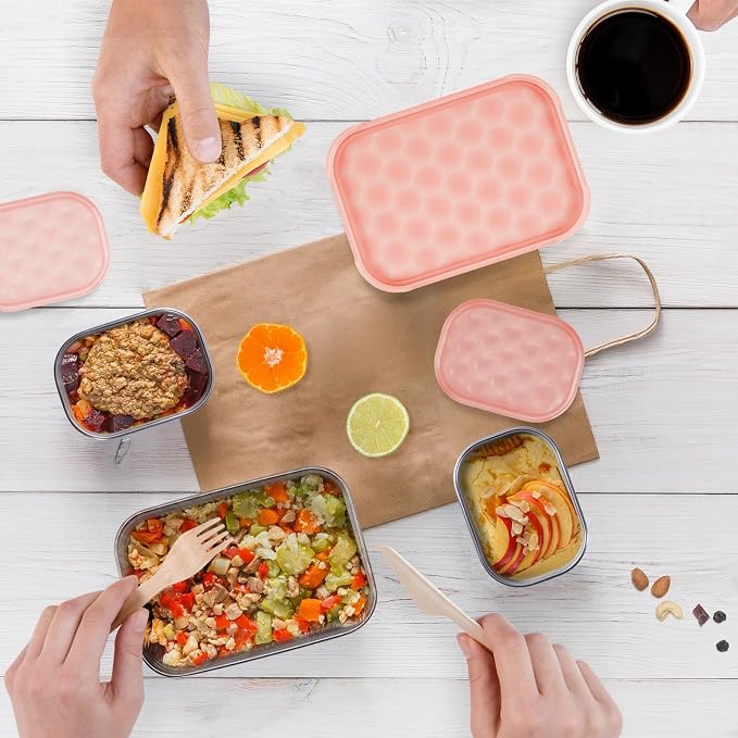 Small Stainless Steel Lunch Containers - Image 7