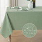 Rectangle Tablecloth Linen Textured Waterproof & Stain Resistant Table Cloth Wrinkle Free Decorative Fabric Farmhouse Table Cover for Dining/Party/Buffet/Wedding, 60 x 120 Inch, Sage Green
