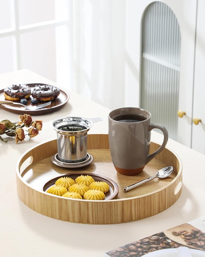 MALACASA Ceramic Tea Mug with Lid and Stainless Steel Infuser, 18 oz Large Tea - Image 8