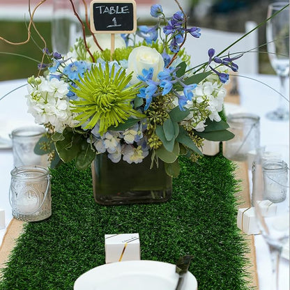 XLX TURF Green Artificial Grass Table Runner 12x144 Golf Party Decorations | - Image 8