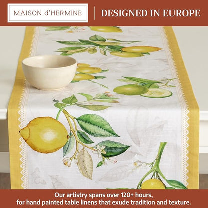Maison d' Hermine Table Runner 100% Cotton 14.50" x 108" | Table Runners 108 - Image 2