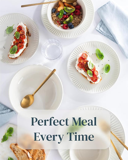 24 Piece Stoneware Dinnerware Set - Image 4