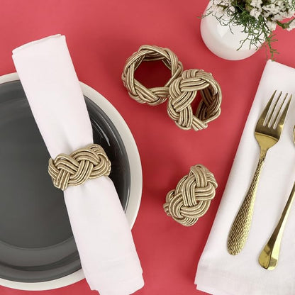 Napkin Rings Set of 12 for Dinner Parties, Weddings Receptions, Family - Image 7
