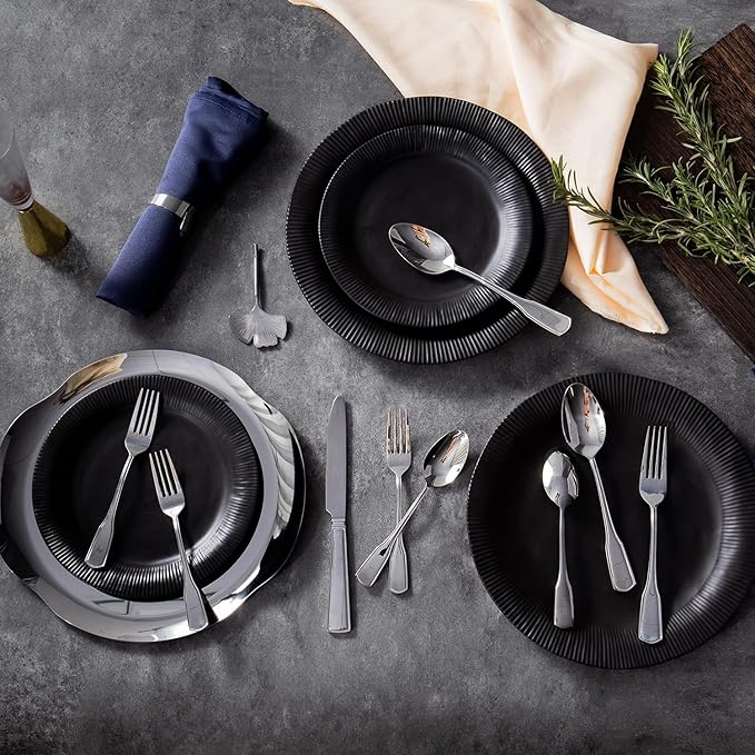 40 Piece Silverware Set for 8, 18/10 Stainless Steel | 18/10 Stainless Steel - Image 6