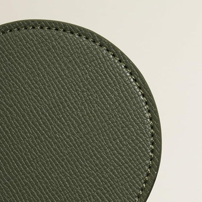 OLETHA Aesthetic Round Drink Coasters, dining tables & office desks; wipe clean - Image 3