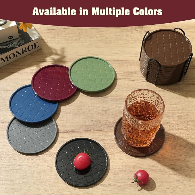Coasters Set of 6, Hot or Cold Drink Coasters - Image 7