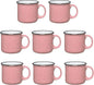 Set of 8 Ceramic Campfire Mugs – 15 Oz, Camping – Customizable by GiftsbyDesign