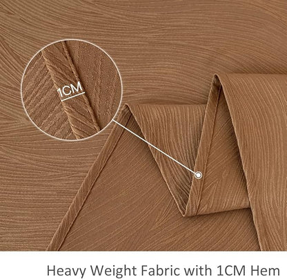 maxmill Fall Tablecloth Swirl Design Spillproof Wrinkle Free Heavy Weight Soft Table Cloth Decorative Fabric Tabletop for Harvest Celebration Thanksgiving Dinner Rectangle 60 x 140 Inch, Fall Leaf