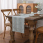 Gernaice Boho Table Runner, Embroidered Cotton Linen Farmhouse Table Runners by Gernaice