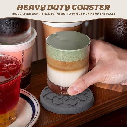 6 Pcs Diatomaceous Earth Absorbent Coasters - Image 6
