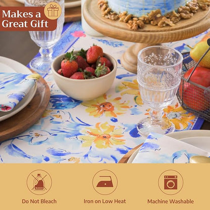 Maison d' Hermine Table Runner 100% Cotton 14.50" x 72" | Table Runners 72 - Image 5