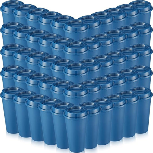 Honeydak 66 Pack 16 oz Reusable Coffee Cups by Honeydak