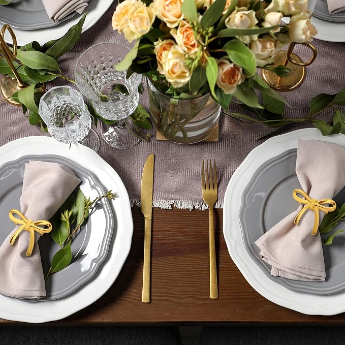 12 Pcs Gold Bow Napkin Rings, Metal Butterfly Napkin Holders - Image 5