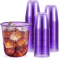 Ziliny 50 Pcs Disposable Stemless Glasses 12oz Crystal Plastic Wine Glasses by Ziliny