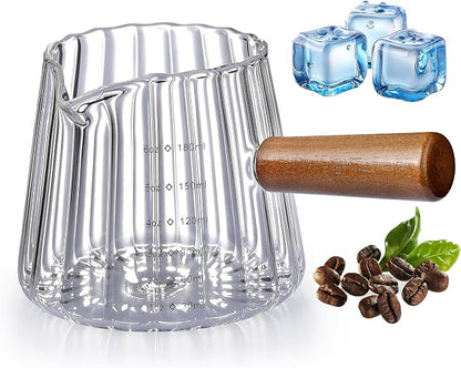 6OZ Espresso Cups Glass, JJOO Espresso Shot Cup by Unknown