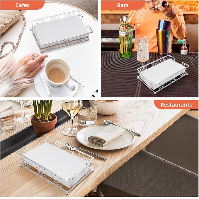 Stainless Steel Napkin Holder for Table, Kitchen Countertop, Dinner Table - Image 8