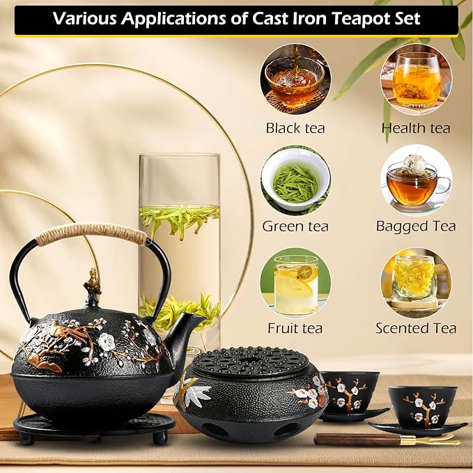 Dyna-Living Cast Iron Teapot - Image 6