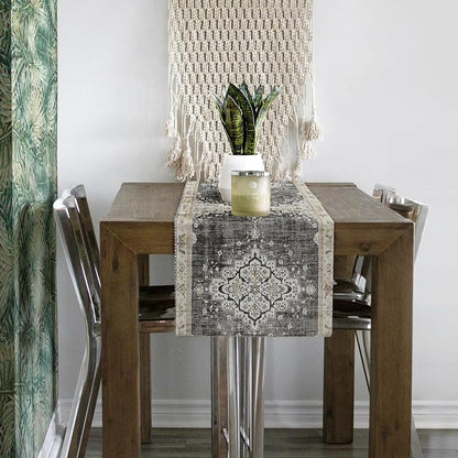 Snycler Table Runner Boho Table Runners Vintage Elegant Farmhouse Table Center - Image 4