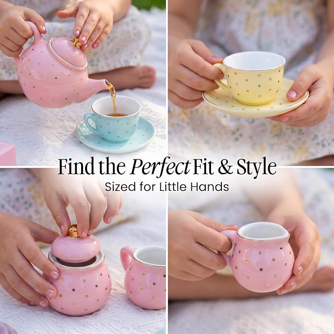 Giggle & Honey® Porcelain Tea Party Set - Image 8