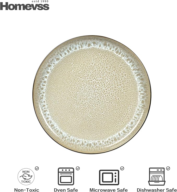 HomeVss 20-Piece Dinnerware Set - Image 6