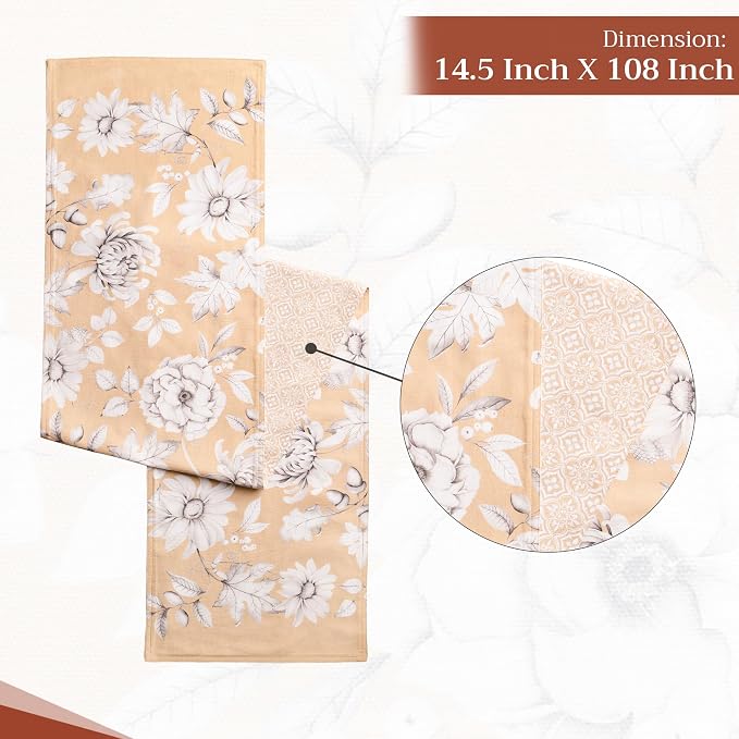 Maison d' Hermine Table Runner 100% Cotton 14.50" x 108" | Table Runners 108 - Image 4