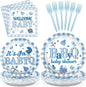 96Pcs BBQ Baby Shower Decorations by Grencian