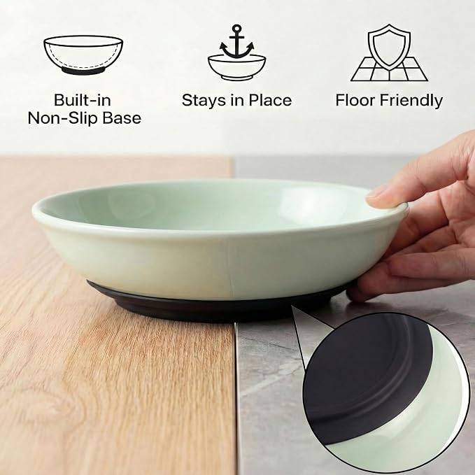 Ceramic Cat Food Bowls 6 Pack – Shallow Cat Bowl - Image 5