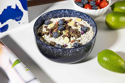 S&Q'S CERAMICS Bowl Set of 4, 36 Ounce Kitchen Bowls - Image 3