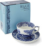 Portmeirion Spode Blue Italian Teacup and Saucer, 20-ounce Capacity, Jumbo Tea by Portmeirion