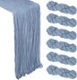 6 Pack Dusty Blue Cheesecloth Table Runner 10Ft Gauze Cheese Cloth Table Runner by Heneger
