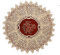 Set of 4 Small Mini Lace Table Doilies Round 12 inch, Victorian Style and by Simhomsen