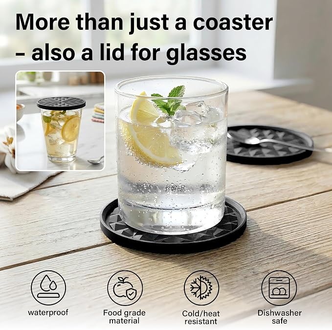 Silicone Drink Coasters Set of 4, Coaster - Image 5