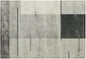 Gradient Placemat Set, Modern Minimal Black White Grey Abstract Geometric Shape Line Patchwork Pattern Home Decor Linen Table Mats for Dining Room Kitchen Party (17x12in) x6P