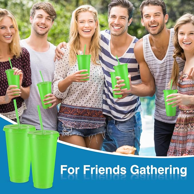 Amyhill 12 Pcs Reusable Glitter Cups - Image 6