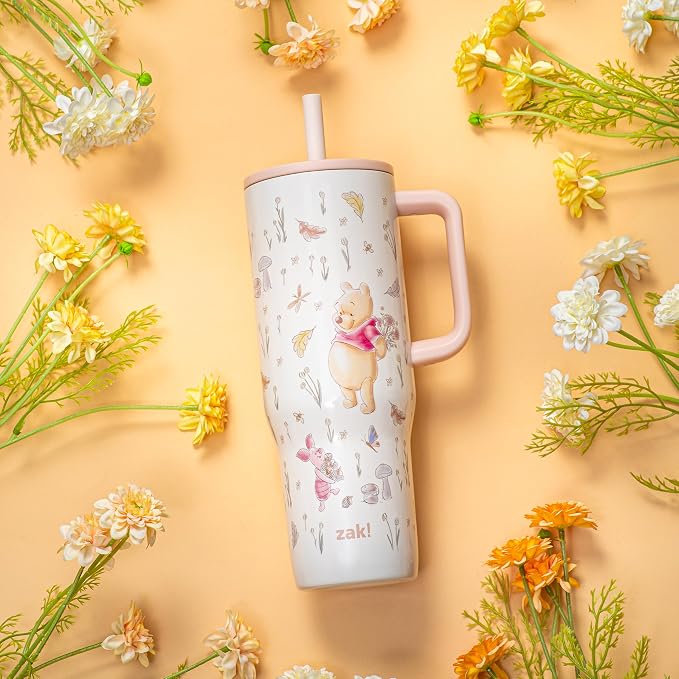 Zak Designs Winnie the Pooh 30oz Spill-Proof Insulated Travel Tumbler | BPA Free - Image 2