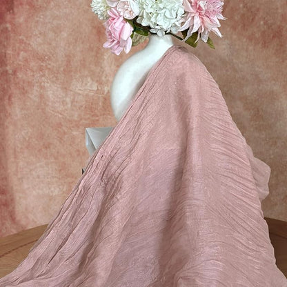 Dusty Pink Cheesecloth Table Runner Wedding Bridal Shower Home Decor | 35x120 - Image 6