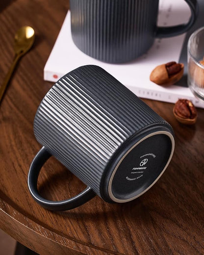 famiware Coffee Mug Set for 8, Star 16 oz Catering Mugs Cup Set - Image 6