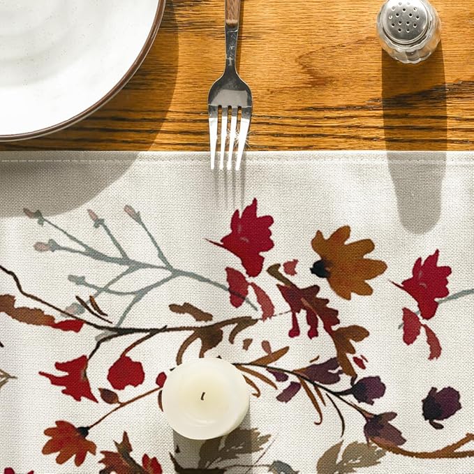 Artoid Mode 210 GSM Halloween Table Runner 13x72 Inch Home Party Decor | Weeds - Image 7