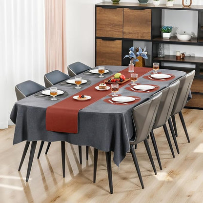 Faux Leather Placemats Set of 6, Dual Sided - Image 3