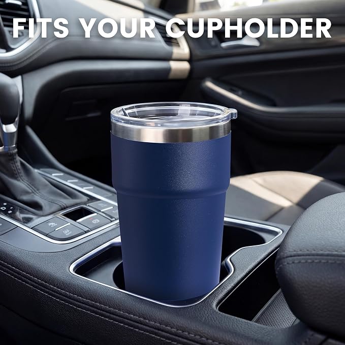 MEWAY 16oz Tumbler Double Wall Vacuum Insulated Travel Mug Bulk, Stainless - Image 4