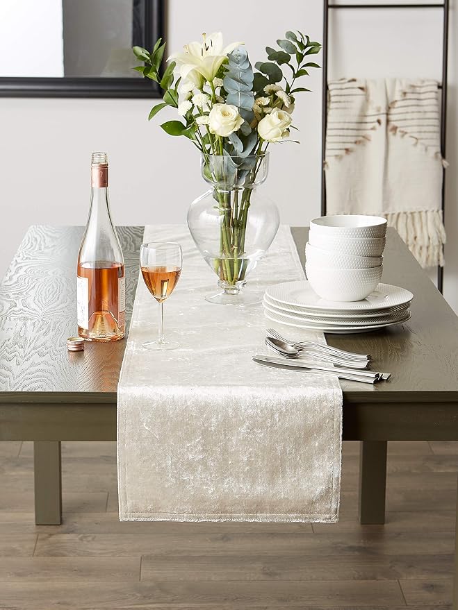 DII Velvet Collection Tabletop, Table Runner - Image 10