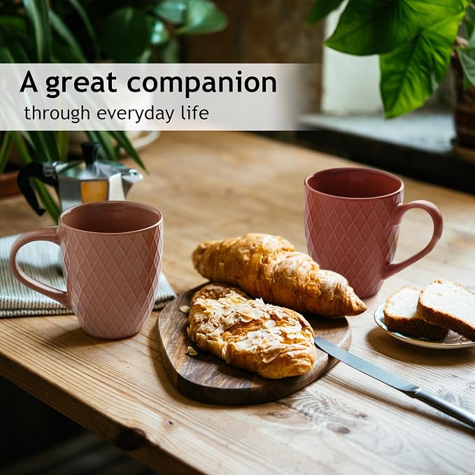 MIAMIO - Coffee Mugs Set of 6 - Palmanova Collection | Modern matte ceramic mug - Image 2