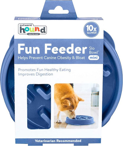 Outward Hound Fun Feeder Slo Bowl – 2‑Cup Capacity, Slow Feeding, Small to - Image 2