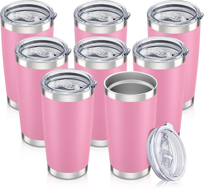 20 oz Tumbler with Lid Stainless Steel Insulated Tumblers Bulk Cups Mug | by Orebigo
