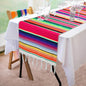 Fowecelt Mexican Serape Table Runner 14 x 84 Inch by Fowecelt