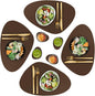 Faux Leather Placemats and Coasters by CaSail